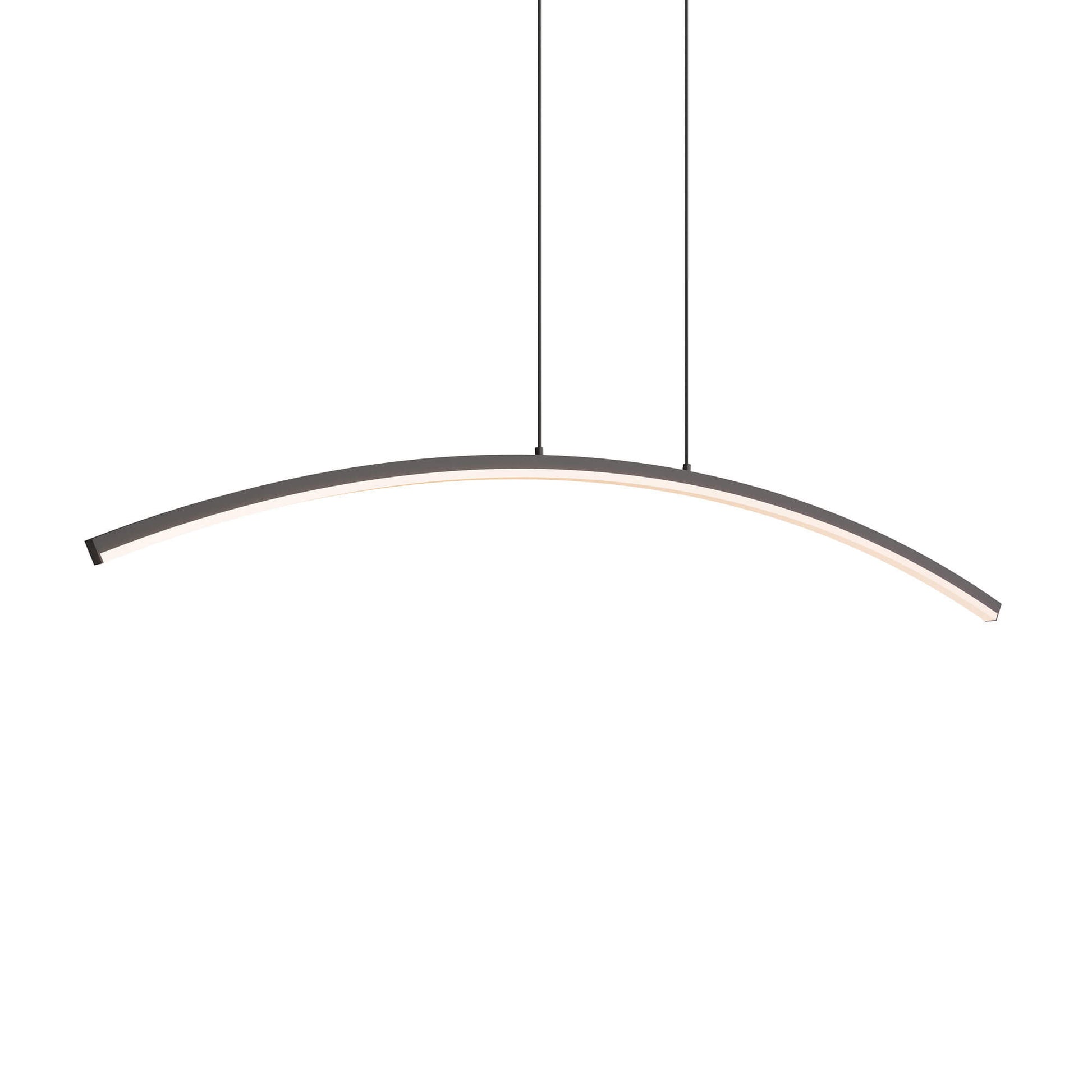 DALS Lighting Sway 36 and 48 Inch 5 CCT Curved LED Pendant - Cheap-Us