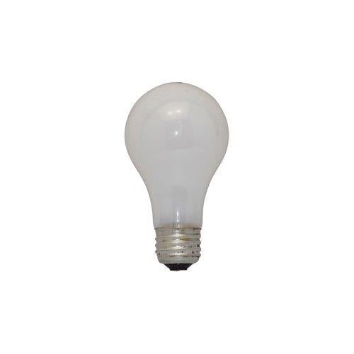 Bulbrite 60A/220 60 Watt High Voltage Incandescent A19, Medium Base, Frost, 220 Volt, 2-Pack - Cheap-Us