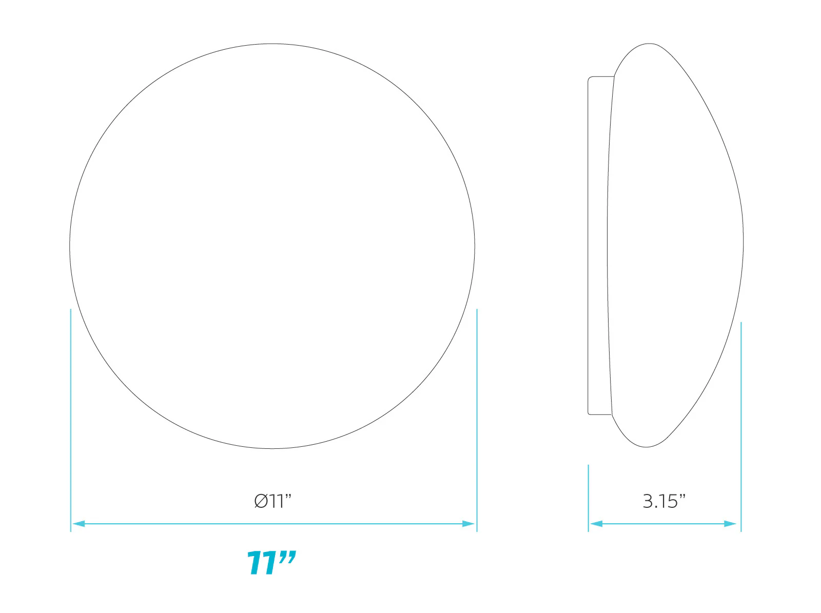 Luxrite Surface Mount LED11