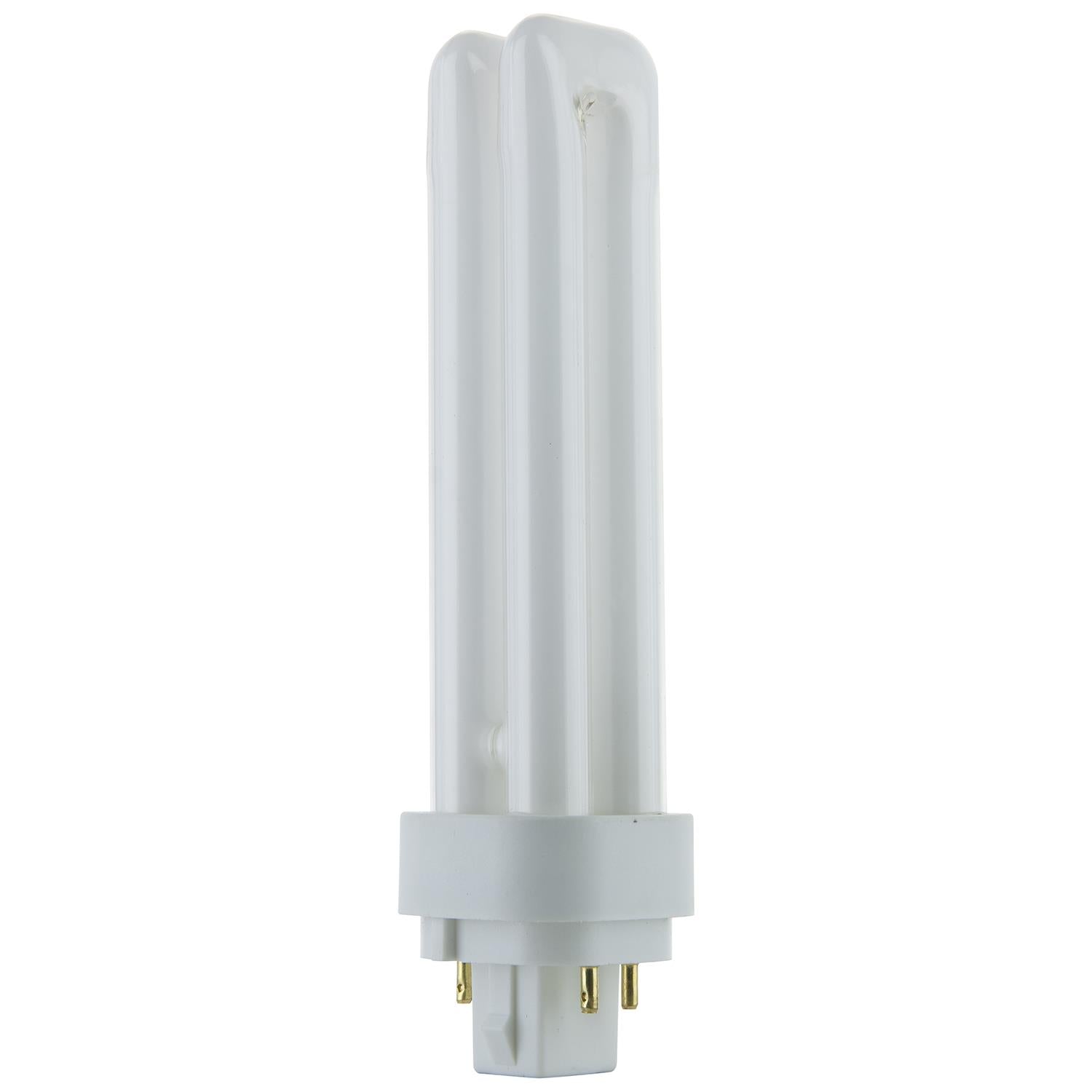 Sunlite 18 Watt PLD 4-Pin Double U-Shaped Twin Tube, G24Q-2 Base, Cool White - Cheap-Us