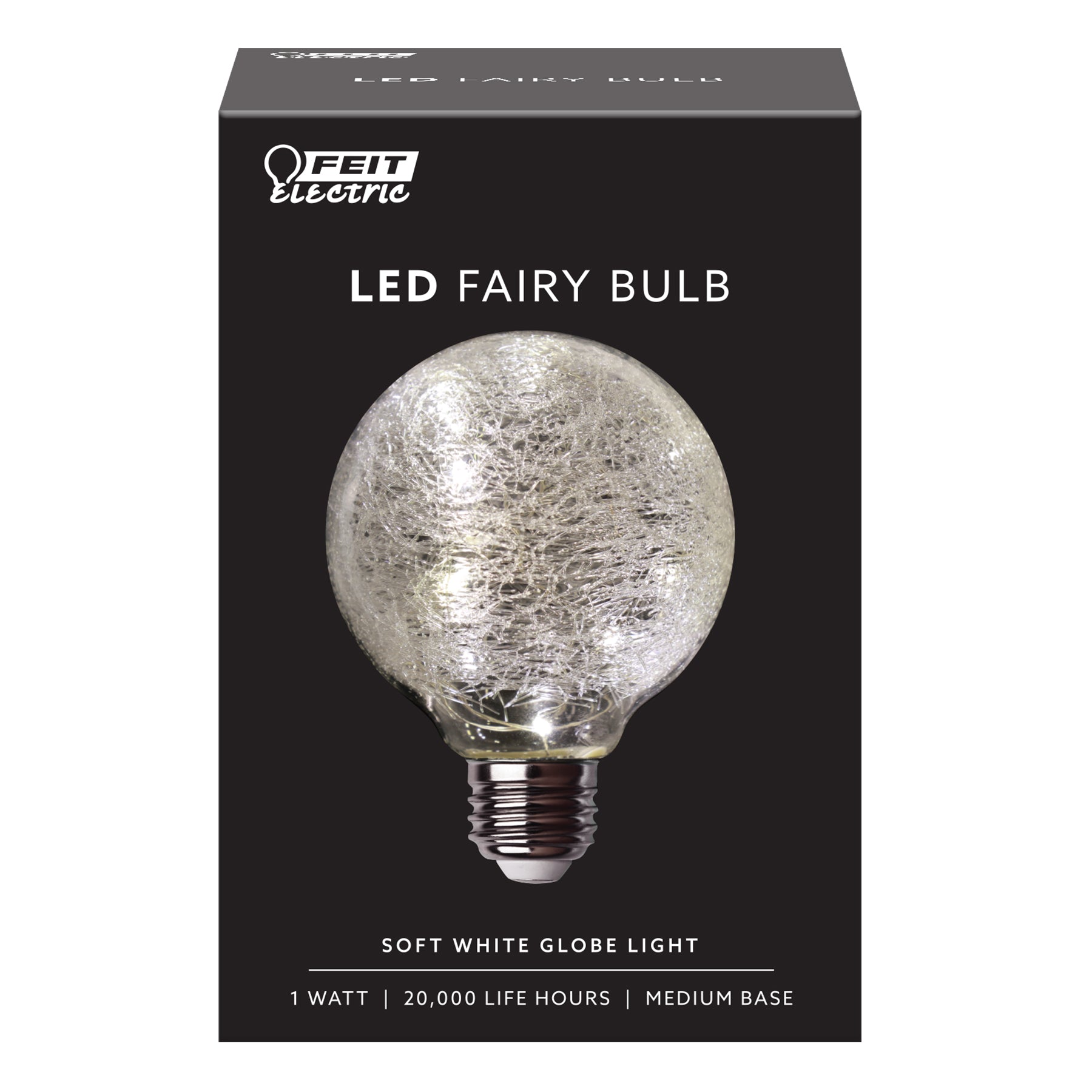 LED Fairy Light Crackle Glass Globe - Cheap-Us