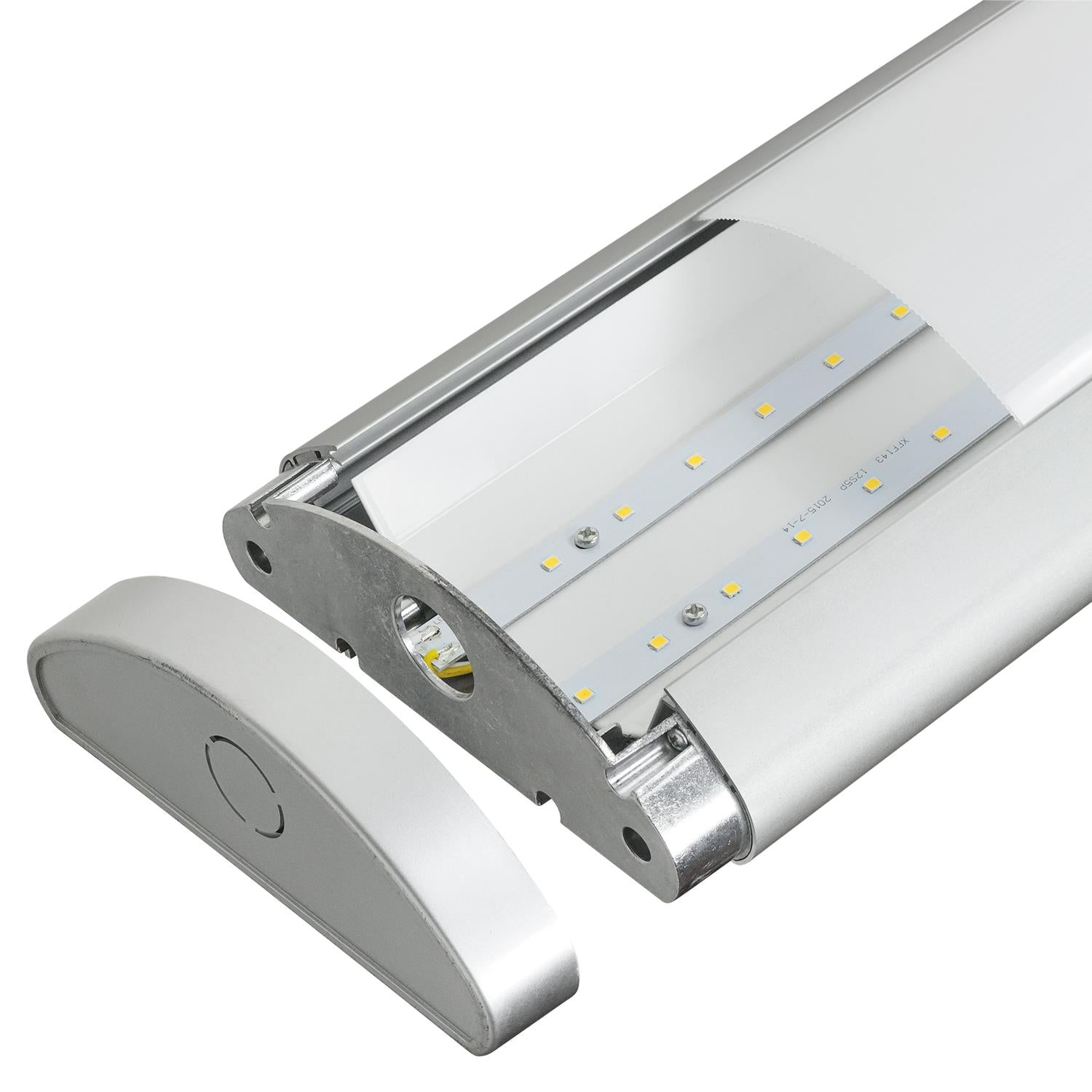 Sunlite 85286-SU LED 4 Foot Linear Light Fixture, 35 Watts, Silver Gray Finish, 3850 Lumens, 50,000 Hour Life Span, UL Listed, 30K- Warm White - Cheap-Us