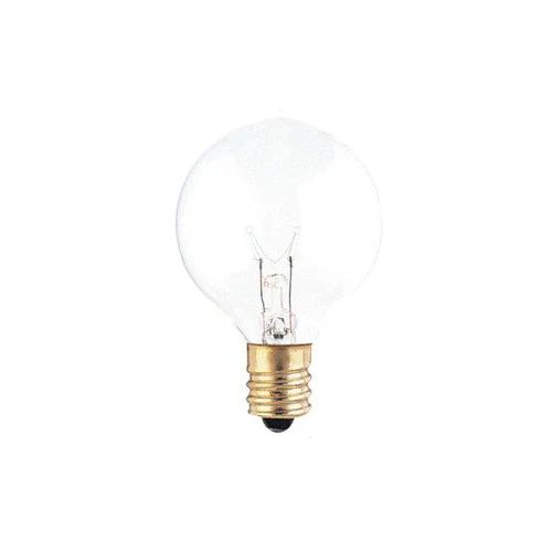 Bulbrite 10G12CL 10 Watt Incandescent G12 Globe, Candelabra Base, Clear - Cheap-Us