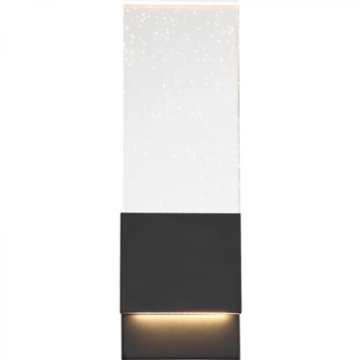 62-1513 ELLUSION LED LARGE WALL SCONCE Ellusion - LED Large Wall Sconce - with Seeded Glass - Matte Black Finish - Cheap-Us