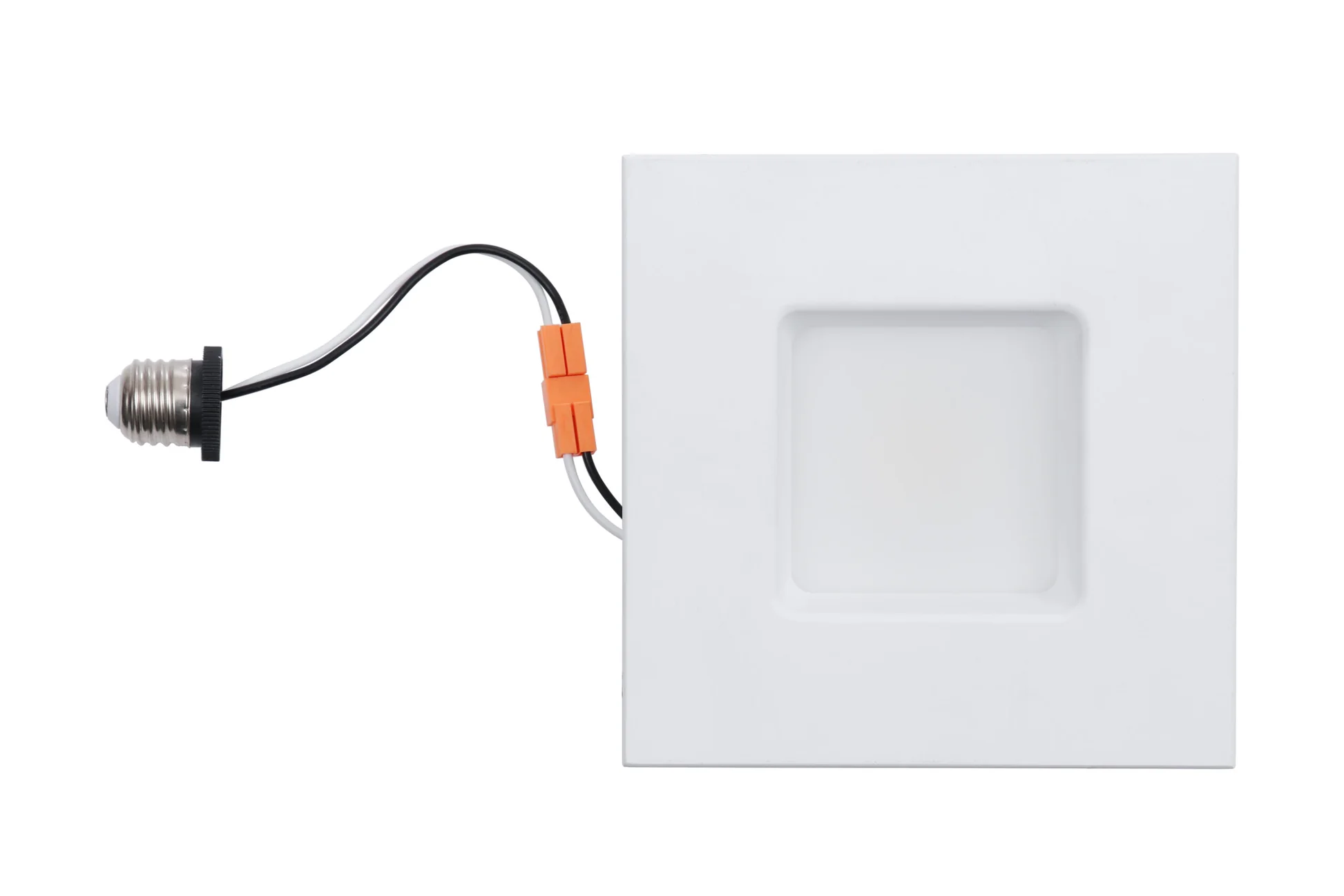 Sunlite 89129 LED Selectable 5-6” Square Retrofit Light Fixture, 14W, 1100 Lumens Recessed Downlight Ceiling Mount, 27K/30K/35K/40K/50K Selectable CCT Dimmable, 90 CRI, ETL Listed, 1 Count - Cheap-Us