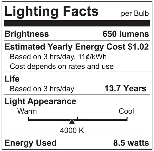 Luxrite LED BR30 Reflector Light Bulb, 8.5W, 650 Lumens, 4000K - Cool White, 80 CRI, Frosted White Finish, Dimmable, Pack of 7 (LR31873) - Cheap-Us