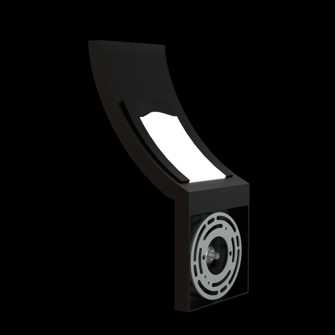 Curvo LED Modern Quarter Circle Curved Wall Sconce - Cheap-Us