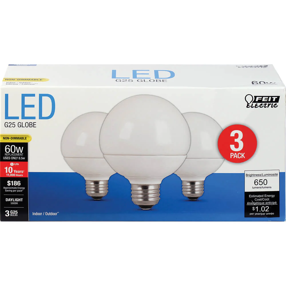 650 Lumen 5000K Non-Dimmable LED - Cheap-Us
