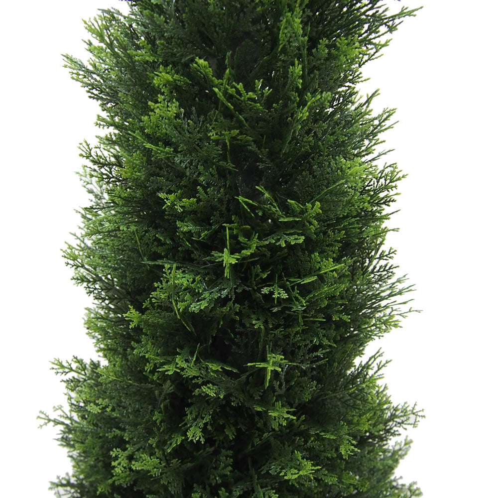 Vickerman 4' Artificial Potted Green Cedar Tree. - Cheap-Us