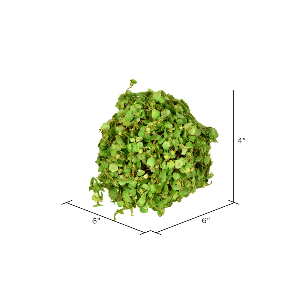 Vickerman 4'' Artificial Green Mini Leaves Ball Set of 4 - Cheap-Us