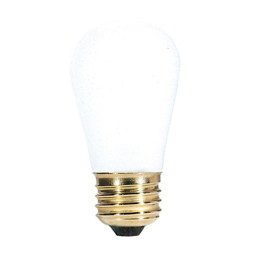 Bulbrite 11S14W 11W Dimmable S14 String Light Replacement Bulb, Medium Base, White - Cheap-Us
