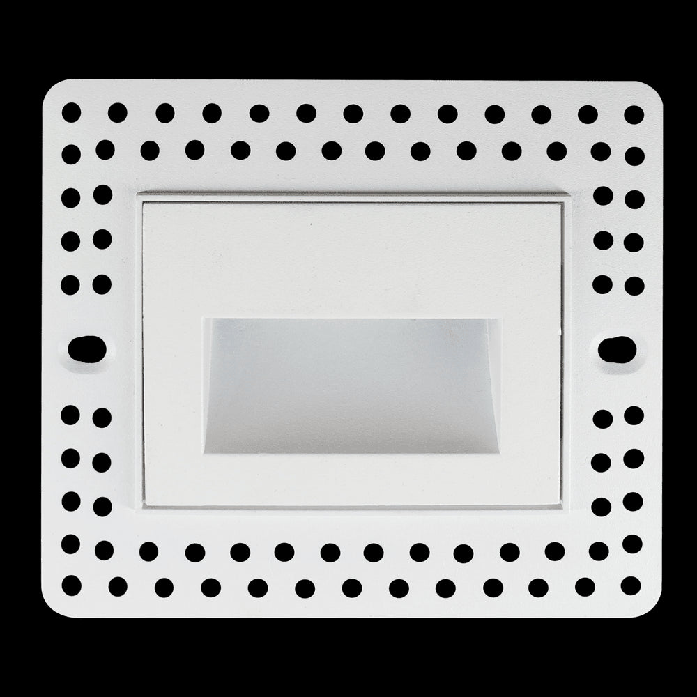 Goodlite LED Trimless Horizontal White Step Light, Selectable Color Temperature 5Cct, Designed To Mount Directly In Standard J-Boxes: 2