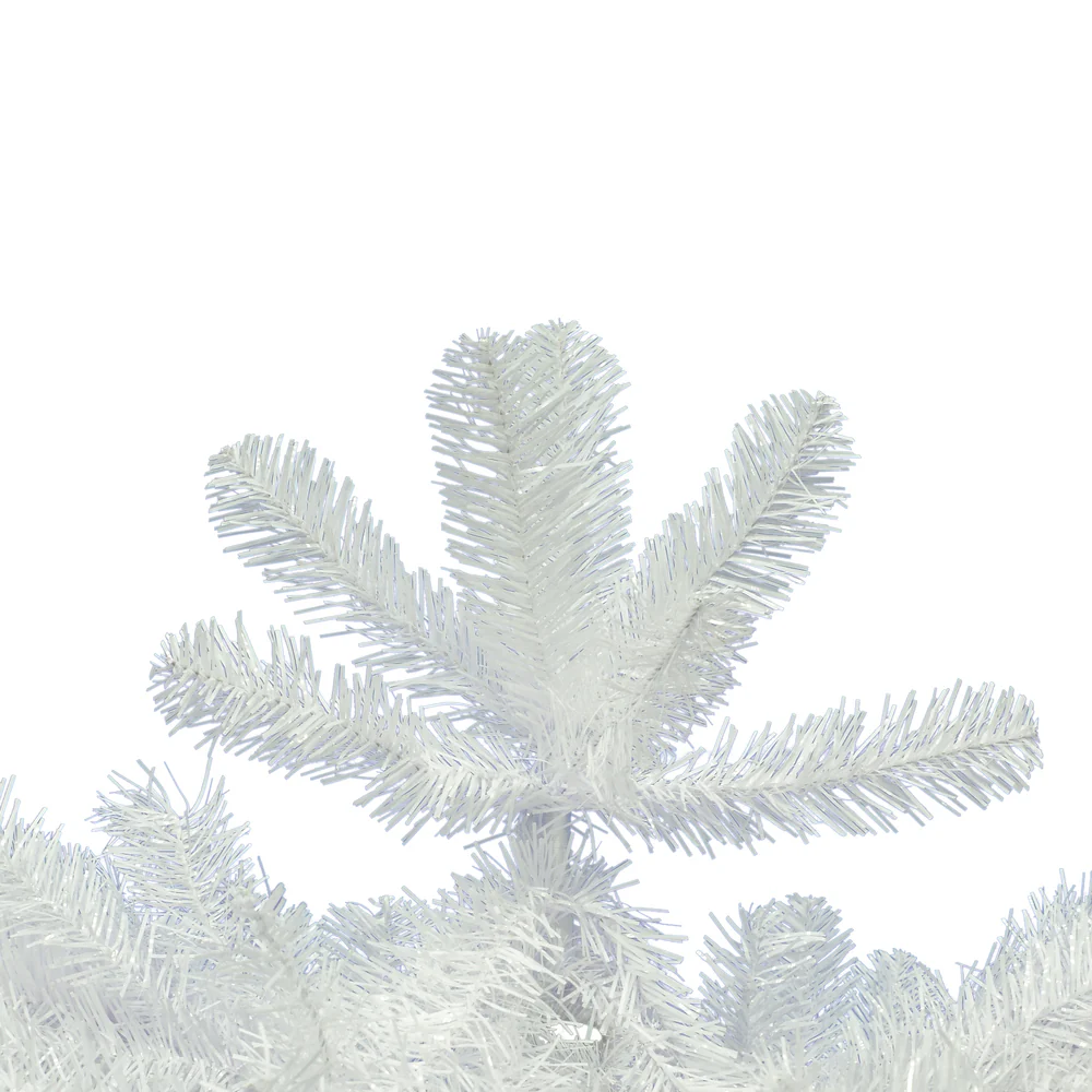 Vickerman 7.5' White Salem Pencil Pine Artificial Christmas Tree Unlit - Cheap-Us