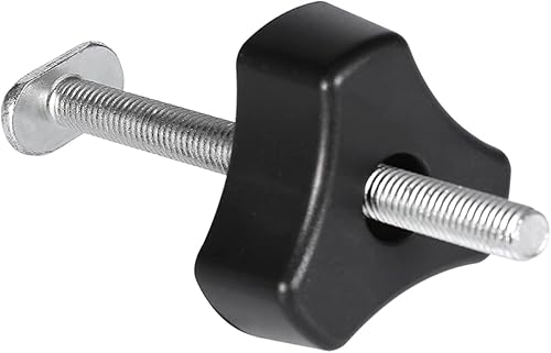 T-Slot Clamp T-Nut-Klemme, Metall-Schnellspanner-Set für T-Nut-T-Schienen-Holzbearbeitungswerkzeug(T screw+M8 plastic handle) - Cheap-Us