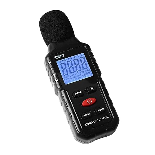 CYTGOUPER db Messgerät, Dezibel Messgerät, 30 to 130dB, ABS Sound Level Meter, 31.5Hz to 8kHz, MAX MIN lautstärke messgerät, Digital Tragbare Schallpegelmesser - Cheap-Us