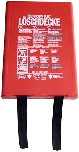 NOFIRE NO Box Löschdecke 120x120 in Wandbox - Cheap-Us