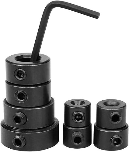 Gobesty Bohrer Tiefenanschlag Set, Bohrer Tiefenstopp Dübeln, Positionierer Bohrer Ring Locator mit Sechskantschlüssel, Tiefenanschlagringe, Tiefenbegrenzer für Bohrer Holzbearbeitung 3-16mm 8 Stück - Cheap-Us