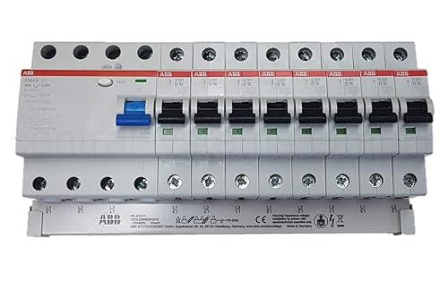 ABB FI und Sicherungsautomat 16A Set + Sammelschiene F204A-40/0,03 / S201-B16 - Cheap-Us