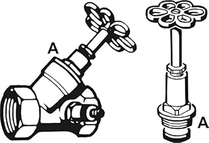 Cornat T571432 Oberteil mit Handrad, 3/4 Zoll (Packung mit 2) - Cheap-Us