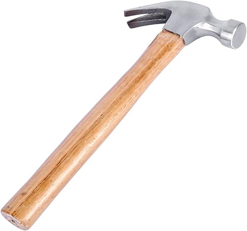 FFXN 1 Pcs klauenhammer Holzgriff, Personalisierter Hammer, Zimmererhammer Holz, Stahlhammer, Hochwertiger Stahlkopf, Bequemer Holzgriff, 33 cm/13 in - Cheap-Us