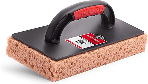 COMENSAL® Fliesenwaschbrett Hydro+ Schwammbrett - Grobporig - Saugfähig - Putzbrett - Fliesenschwamm - Hydroschwamm-Belag - Made in EU - 280 x 140 mm - Cheap-Us