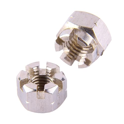 Kronenmutter M16 DIN 935 Edelstahl A2 (1 Stück) - Sicherungsmutter - Cheap-Us