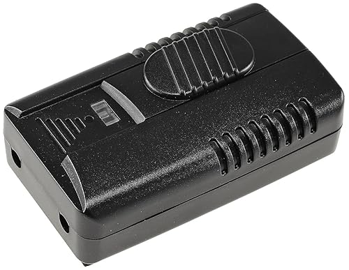 ChiliTec Fußdimmer Schnurdimmer 230V für dimmbare Lampen Leuchten - EIN/AUS stufenlos dimmen Led/Halogen Schwarz - Cheap-Us
