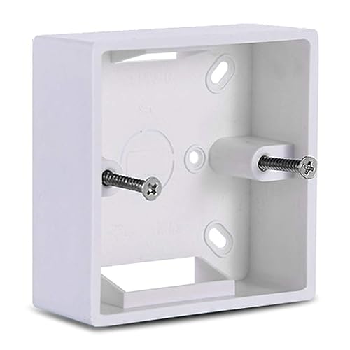 Buwei 86X86 PVC-Verdickungs-Anschlussdose Wandhalterungskassette für Schalterbuchse Basisschalter Bodenbox Schaltkasten Zubehör - Cheap-Us