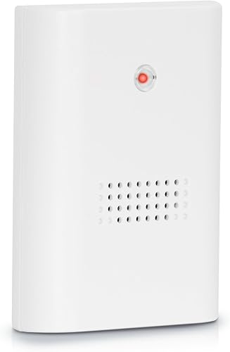 Heidemann Funkempfänger HX One (ohne Sender, Reichweite ca. 100 m, Lautstärke 82 dB, Farbe reinweiß, Türklingel, Gong) 70860 - Cheap-Us