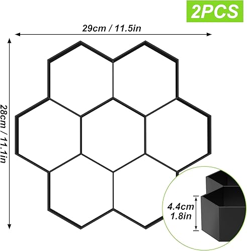 HENGMEI DIY Betonform Gehweg Form Gehwegen Schalungsform Gießform Pflasterform Schablone Terrassenformen Fliesenformen für Beton, Pflastersteine, Terrassenplatten (1 Stücke, Quadrat-01) - Cheap-Us