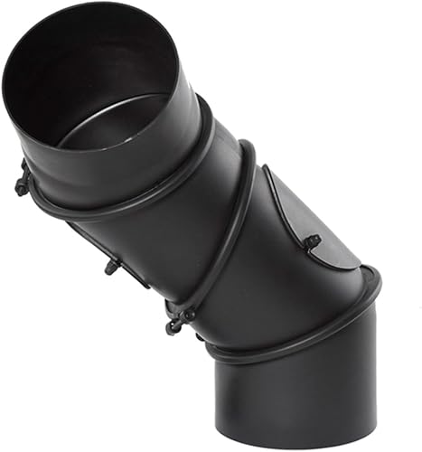 Ø 200mm - Ofenrohr Blindkappe schwarz - 0,6 mm ST-12 Stahlblech - Senotherm-Beschichtung - rußbeständig - frost- und tauwasserbeständig - erfüllt DIN Norm 1856-2 - Cheap-Us