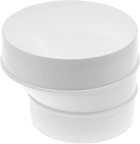 Vent Systems Ø150 bis 125 mm Kanal Reduzierstück Adapter Verbinder Fitting Rohr Erhöhung Reduzierstück Konus für HVAC Lüftungssysteme ABS Kunststoff PVC Rohr 6' auf 5' Zoll - Cheap-Us