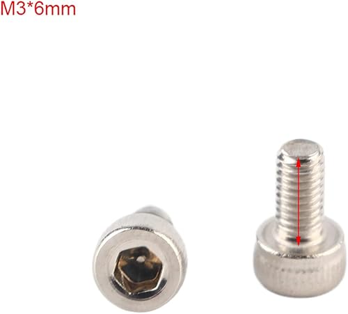 100pcs 304 Edelstahl Sechskant Sockel Kappen Kopf Schrauben Befestigung, M3 x 6,8,10,12,14,16,18,20,22,25,30mm(M3*10) - Cheap-Us