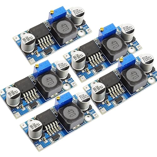 HUAREW Abwärtswandler geregeltes Netzteil modul 3,2 V — 35 V bis 1,25 V —35 V, DC-DC einstellbares Netzteil-Abwärtsmodul (5 Stück) - Cheap-Us