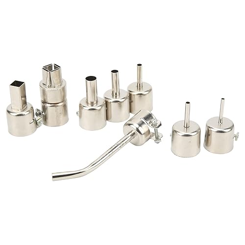 Heißluftpistolen-Spitzen, Heißluftpistolen-Düsen-Kit, Robust, Sicher Gebogen für die Telefonwartung - Cheap-Us