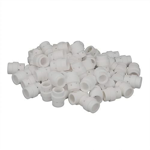 RIVERWELD MIG MAG Gasdiffusor Keramik 012.0183 Verbrauchsmaterialien 24KD MB24 CO2-Schweißbrenner Packung mit 50 Stück - Cheap-Us
