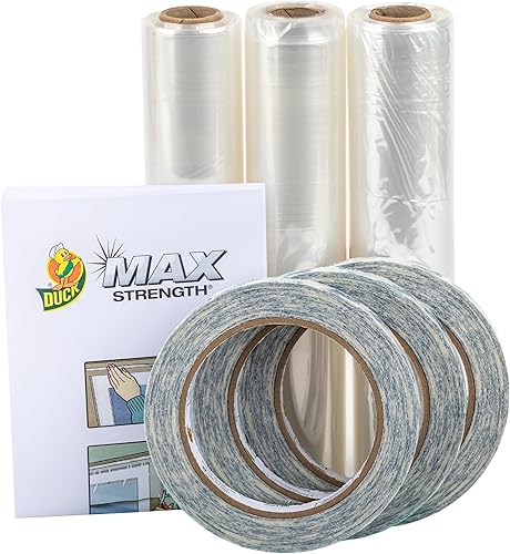 Duck Brand Isolierkit für gerollte Fenster: 62 in. x 420 in. (klar) / 10 stücke - Cheap-Us