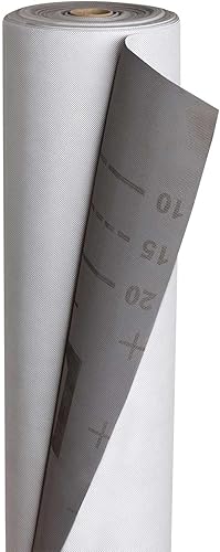HAUSA Unterspannbahn 130g/m² grau 75m² (1,5mx50m) hochdiffusionsoffene wasserdichte Unterdeckbahn witterungs- alterungsbeständig reißfest Schalungsbahn Ultra HU130 ohne Selbstklebestreifen - Cheap-Us