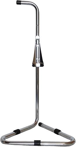 Brandengel® Feuerlöscher Ständer gerade Rohrstahl Chrome lackiert mit Griff und montierten Halter Ständer geeignet für 1 Feuerlöscher der Größe 6/9/12 kg/L - Cheap-Us