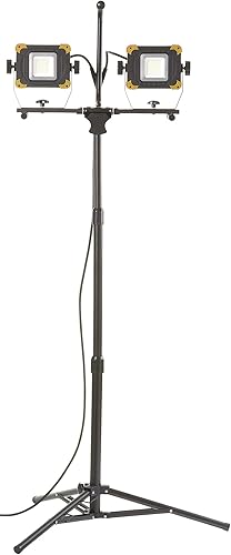 Northpoint LED Baustrahler Arbeitsstrahler Strahler Fluter Stativ 2x50 W Parent (Quick-Release+Steckdose) - Cheap-Us