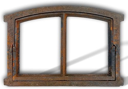 aubaho Eisenfenster 34cm Fenster Klappfenster Scheunenfenster Stallfenster Antik-Stil - Cheap-Us