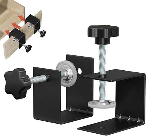 Moollyfox C Klemme, 2 Stück Schraubklemme C-Zwingen, Edelstahl Trägerklemme, C Clamp Tischklemme mit Breiten Kieferöffnungen 65 mm, Klemmen Metall & Spanner, C Zwinge für Holzbearbeitung Heimwerken - Cheap-Us