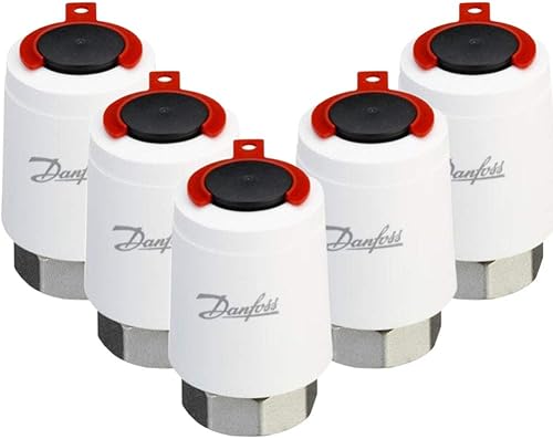 Danfoss Thermot Thermischer Stellantrieb Fussbodenheizung 088H3220 Stellmotor (5 Danfoss Stellantriebe (12,15 EUR/ Stück)) - Cheap-Us
