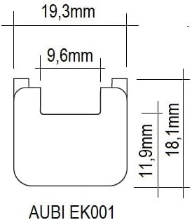 Siegenia SI Aubi A300: Satz PVC-Scharnierabdeckungen für Kunststofffenster und PVC-Balkontüren, weiß (EK001, EK211, LK006, LK330) (1 Satz) - Cheap-Us