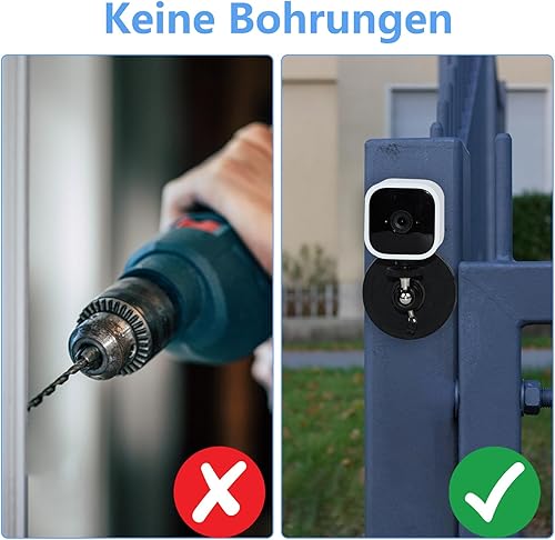 TEKCAM Magnetische Wandhalterung Kompatibel mit Blink Outdoor, Blink Indoor, Blink Mini, Blink XT2 Smart Sicherheitskamera, Supermagnetismus Kein Bohren, Winkel Einstellbar - Cheap-Us