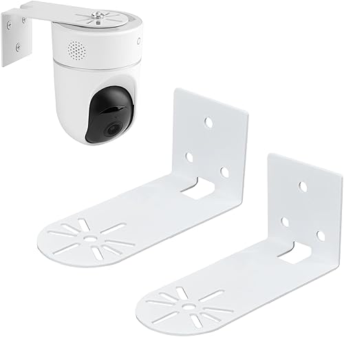 Wandhalterung Kompatibel mit Eufy Security Indoor Cam E220 und Eufycam 2c/2, Wandhalterungen Deckenhalterung Halterung Ständer Halter Zubehör, Super Hartes Metall, 2 Pack (Ohne Kameras) - Cheap-Us