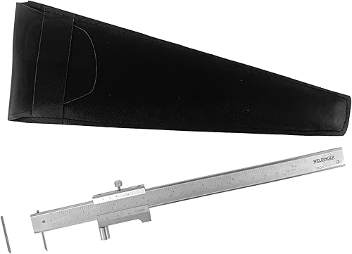 WELDINGER Edelstahl-Streichmaß mit Reißnadel 0-200 mm - Cheap-Us