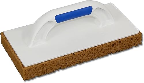 DEWEPRO® - Schwammbrett - Fliesenwaschbrett mit 30mm Schwammauflage - 280x140mm - grobporig - Waschbrett - Fliesenschwamm - Cheap-Us