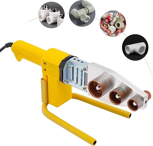 Muffenschweißgerät Rohrschweißgerät-Set, 220V 800W Wasserrohr Heißschmelzmaschine Rohrleitungsschweißgerät Rohrschweißmaschine Kunststoff Schweißgerät Rohre Schweißen für PPR/PB/PE Rohren - Cheap-Us