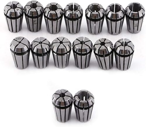 15pcs ER11 Frühling Collet Set 1-7mm 1/8 '1/4' für CNC Spannvorrichtung Graviermaschine Fräsdrehmaschine Werkzeug - Cheap-Us